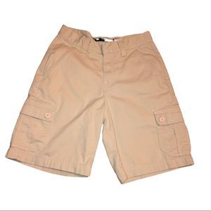 Levi’s silver tab cargo Bermuda shorts, stone color, size 5
